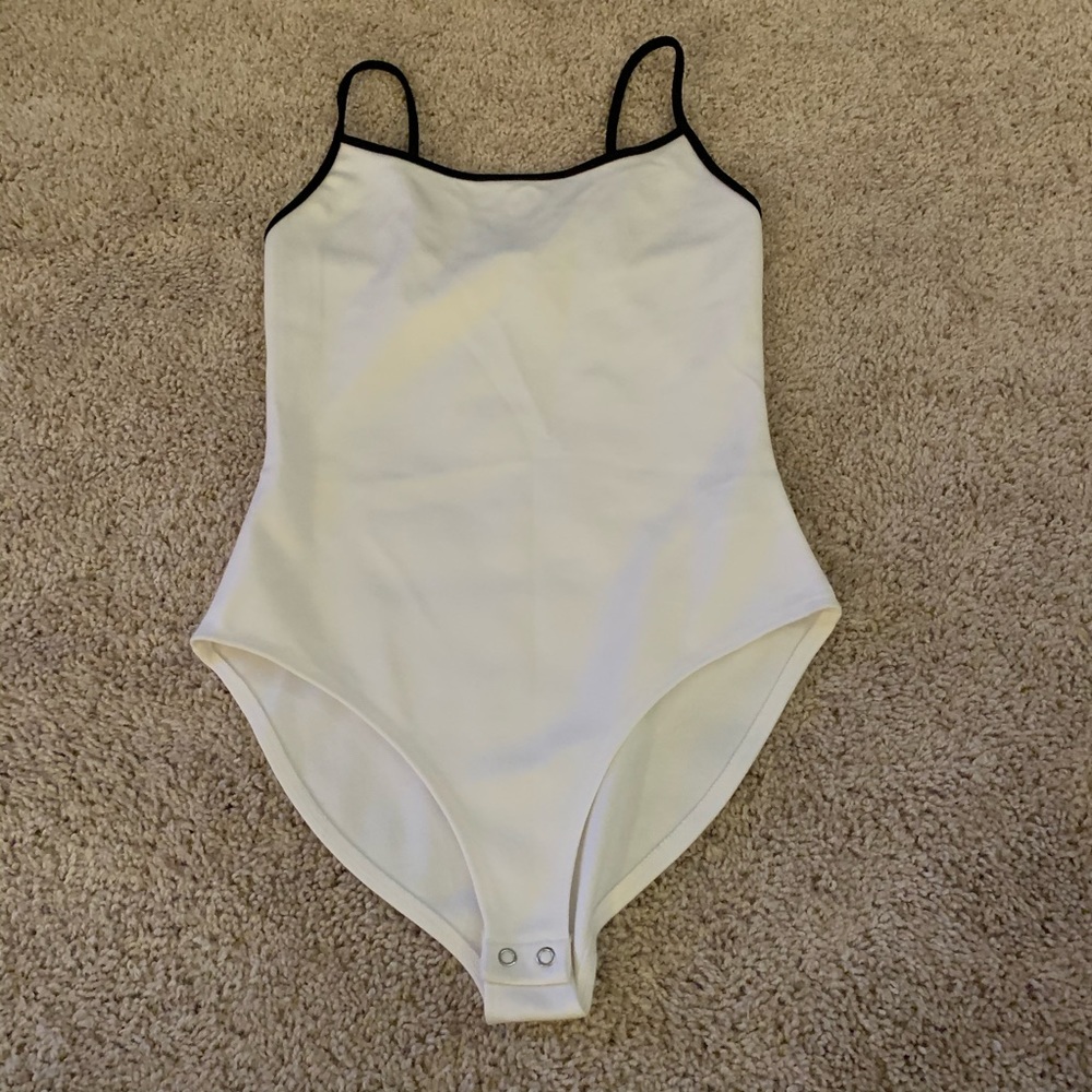 White & Black Body Suit